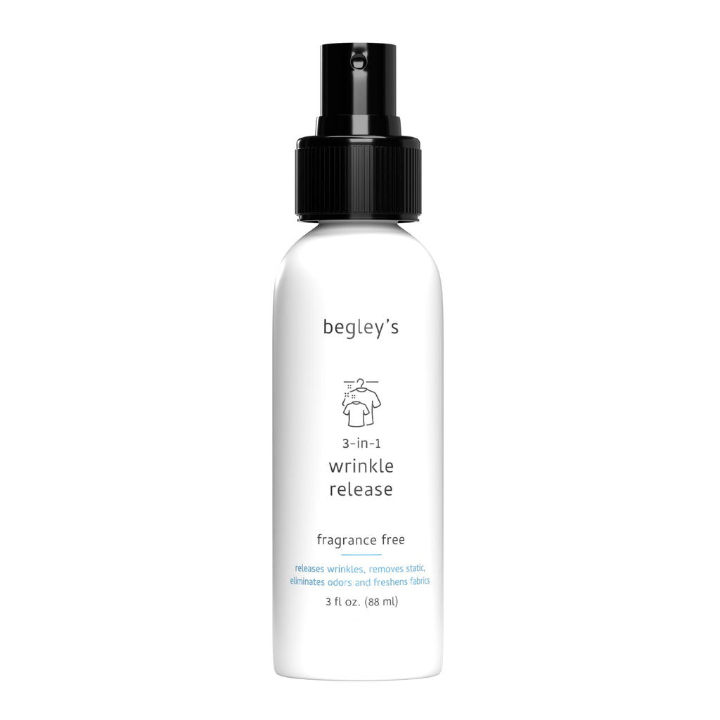 3-in-1 Wrinkle Remover, Static Cling Remover, Odor Eliminator and Fabric Refresher Spray, Fragrance-Free, 3 oz H52661