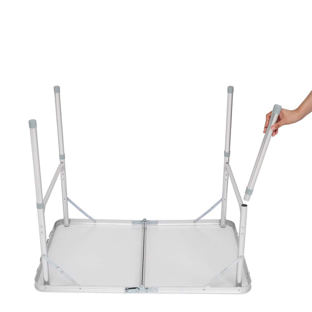 3FT Aluminum Folding Table with Carrying Handle B809830