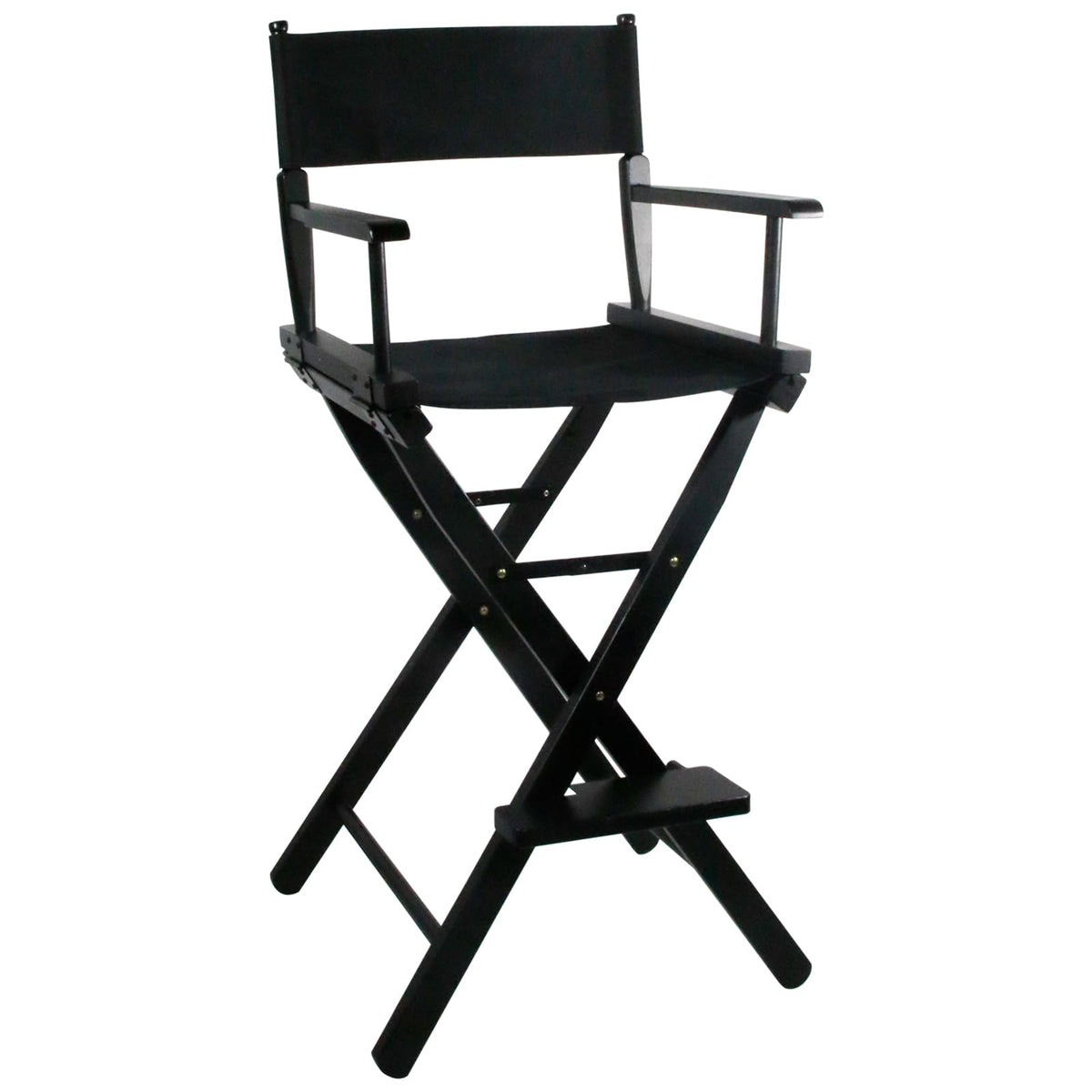 30 Inch Foldable Directors Chair with Footrest R898