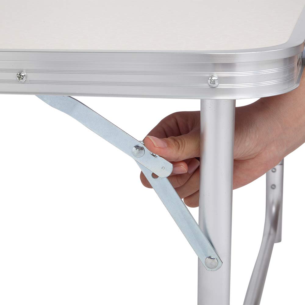 3FT Aluminum Folding Table with Carrying Handle B809830