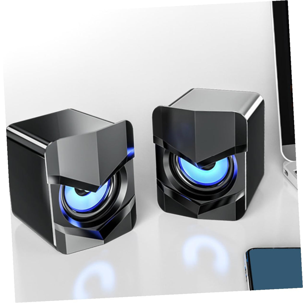 2 Pack Mini USB Powered Computer Speakers F854