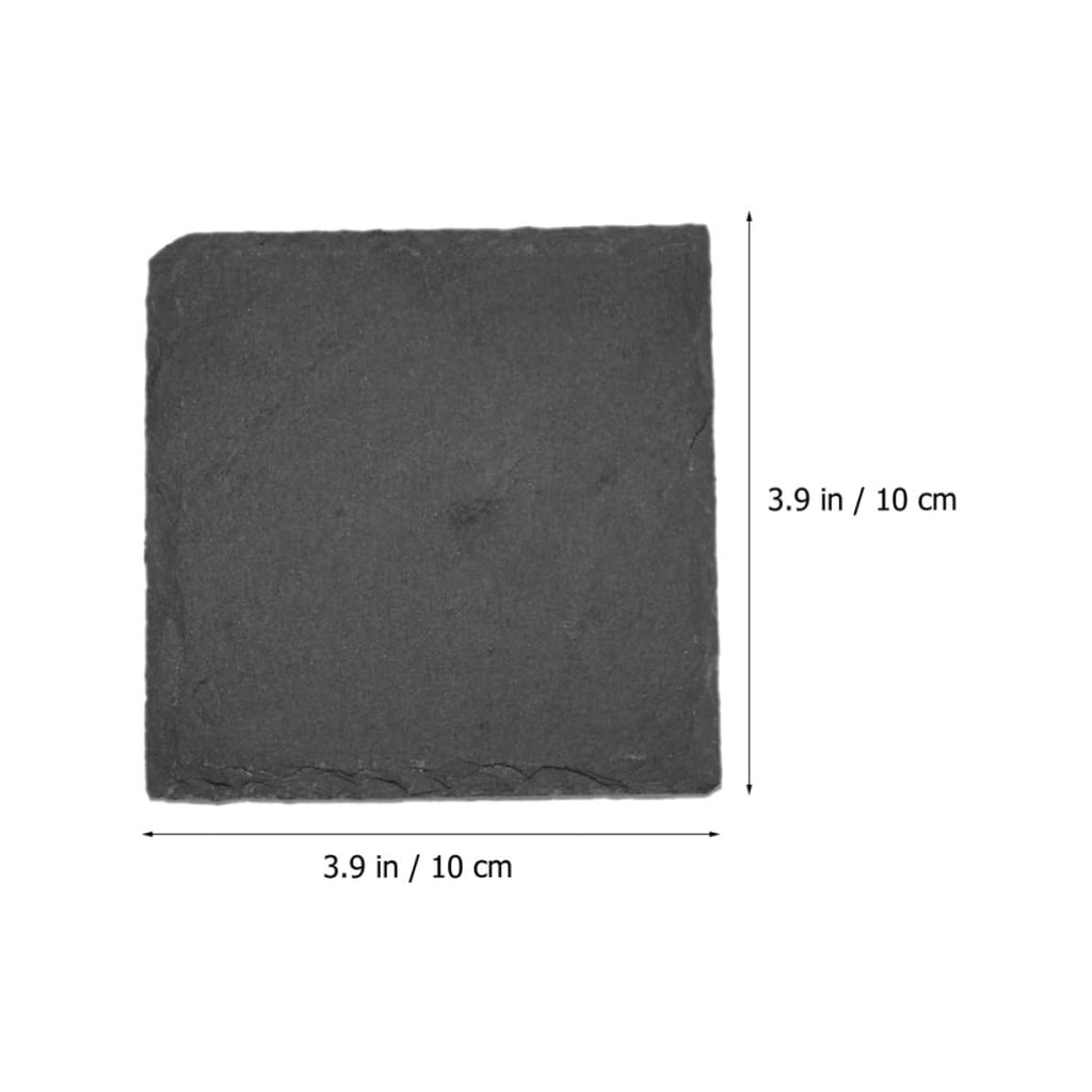 Black Natural Stone Coasters A836