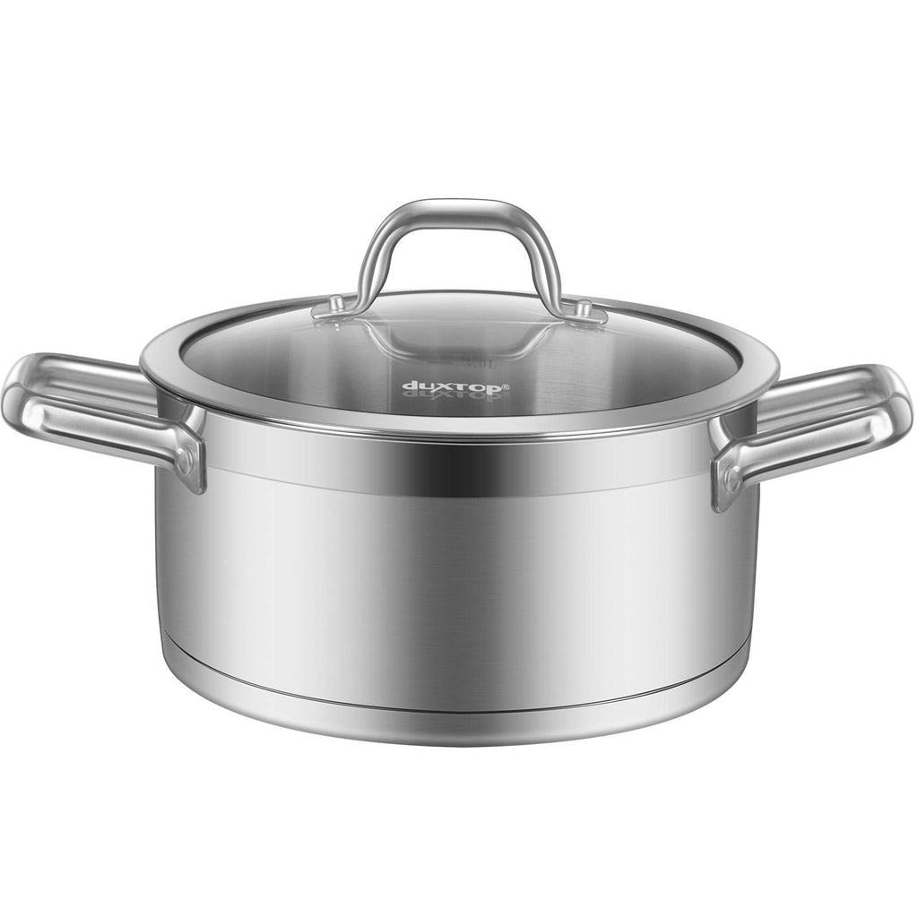 Stainless Steel 4.2 Qt Stock Pot with Lid T22755