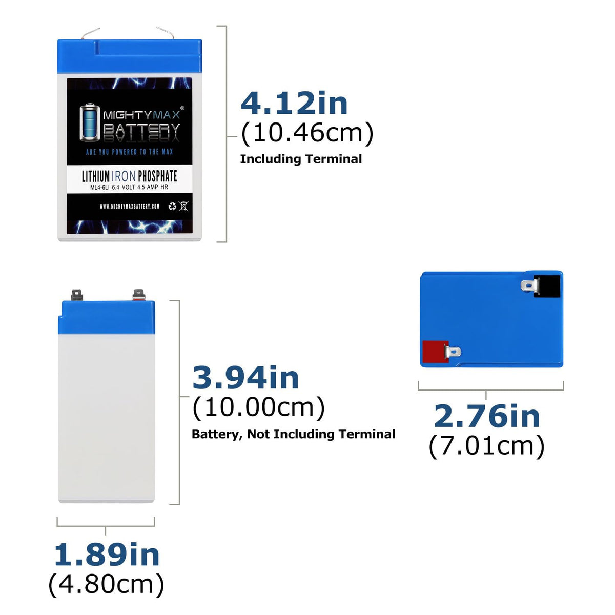 6V 4.5AH Lithium Replacement Battery M2010