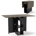 Drop Leaf Dining Table with Open Shelves & Drawer X518079