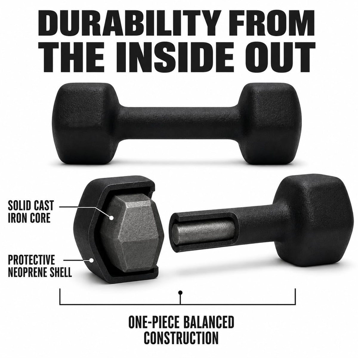 Neoprene Dumbbell D9438