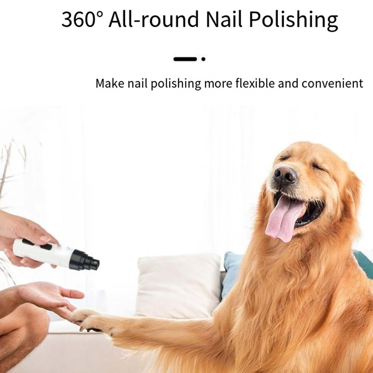 Electric Dog Nail Trimmers 2PCS P100
