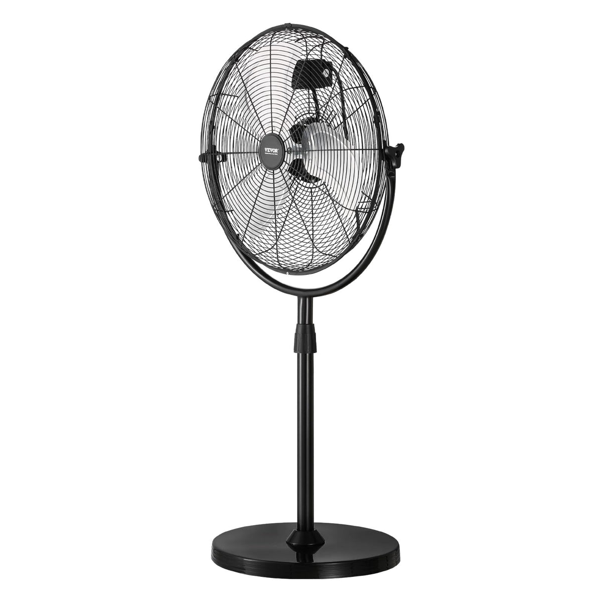 20 Inch 3 Speed Adjustable Height Pedestal Fan D7135