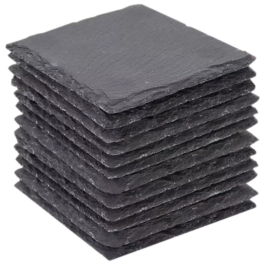 Black Natural Stone Coasters A836