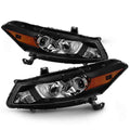 Black Housing Headlights Headlamps H448