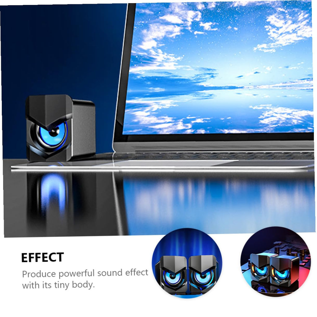 2 Pack Mini USB Powered Computer Speakers F854