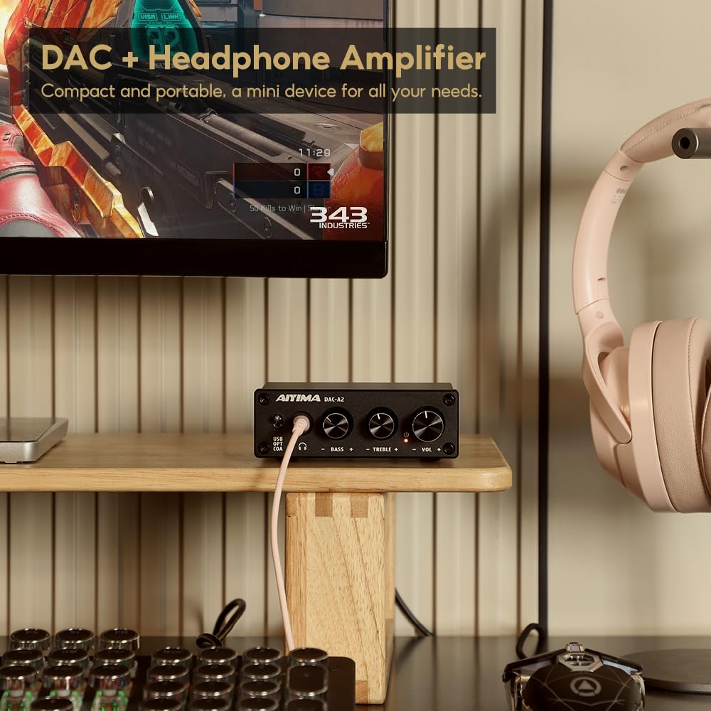 Headphone Amplifier & Desktop DAC L772