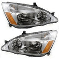 Headlight Set Left Right Clear Lens X8767