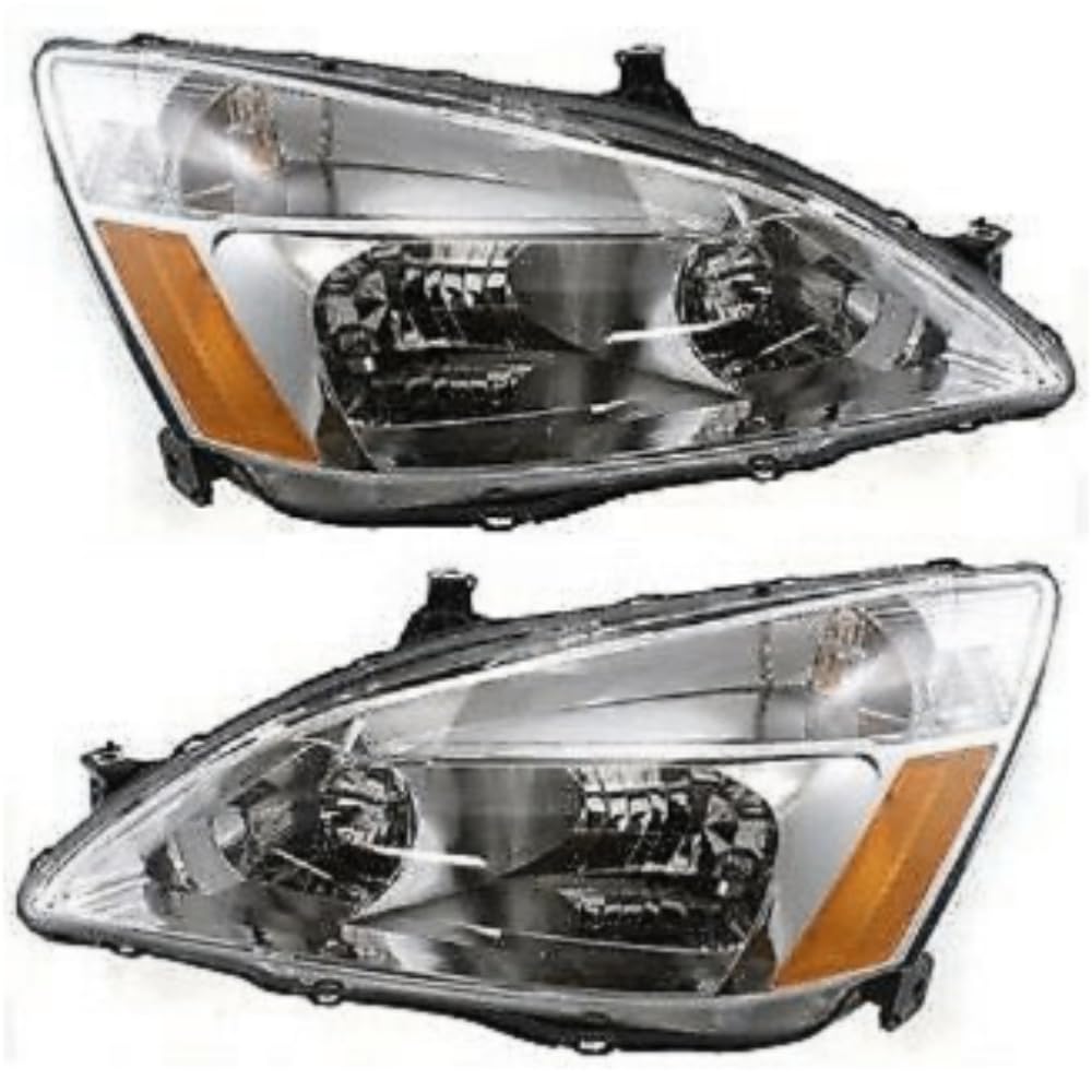 Headlight Set Left Right Clear Lens X8767
