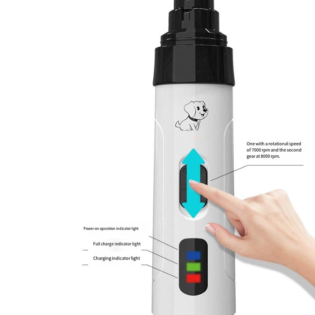 Electric Dog Nail Trimmers 2PCS P100