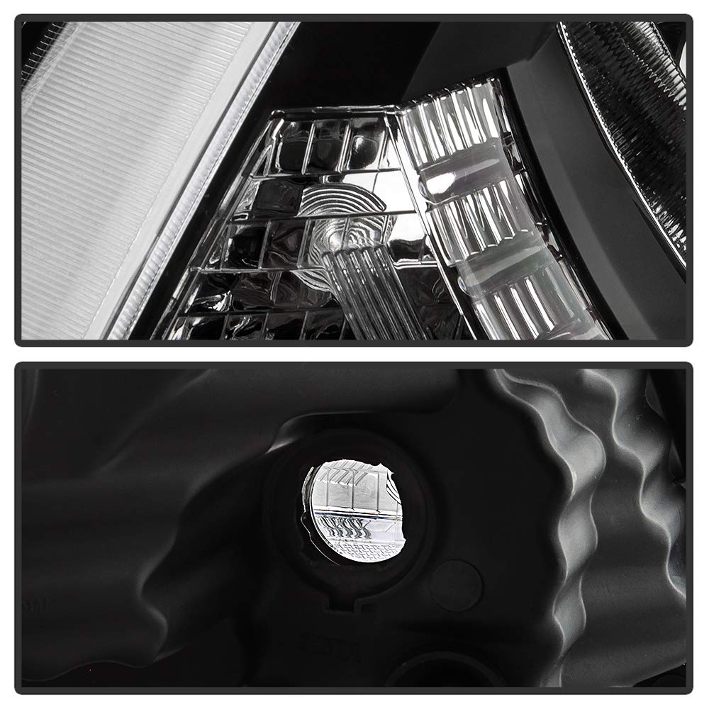 Black Housing Headlights Headlamps H448