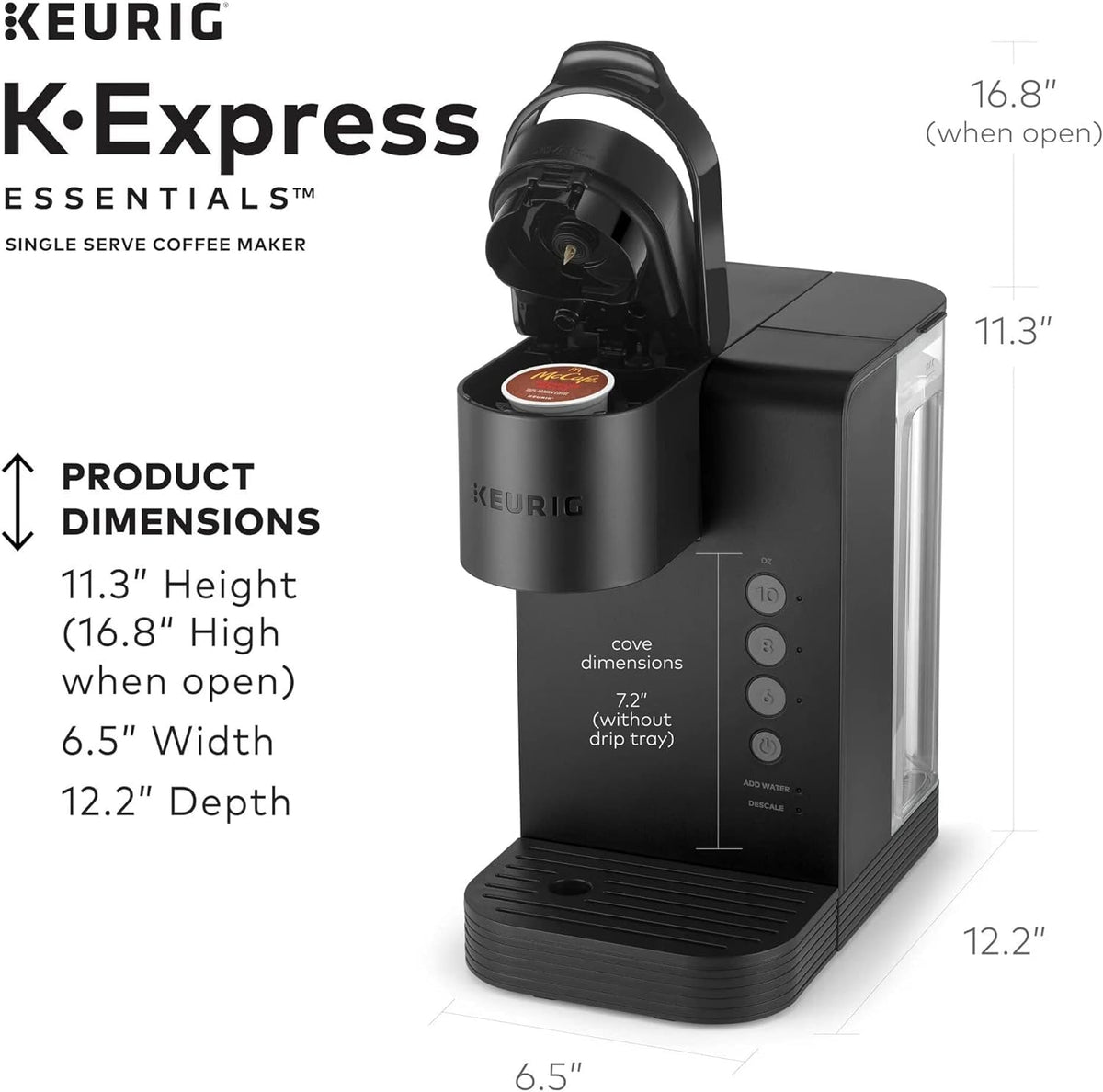 Single Serve K-Cup Pod Coffee Maker I9034