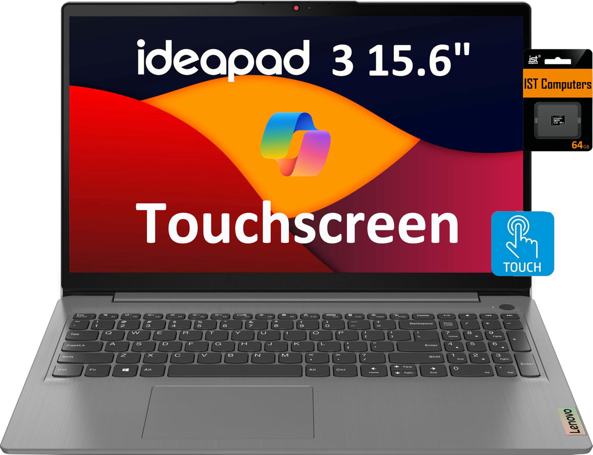 15.6" FHD Touchscreen Laptop 16GB RAM 256GB SSD Intel Core i3 Grey X15010
