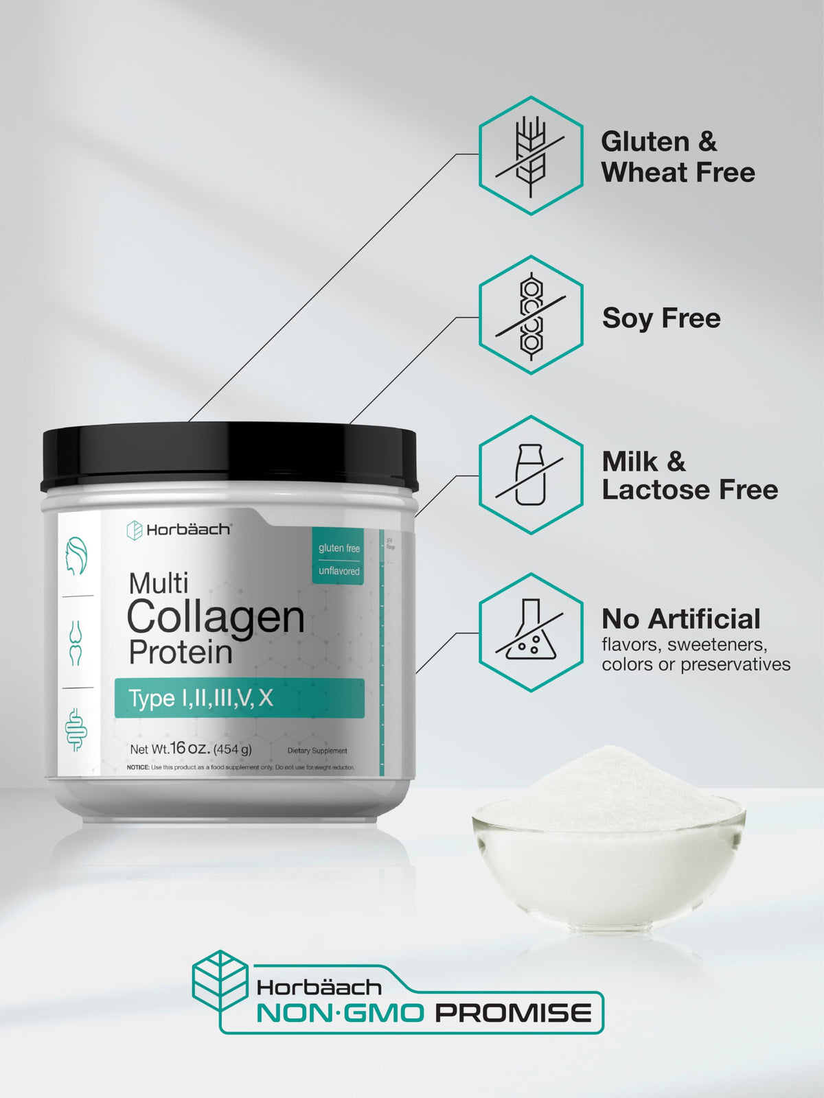 Multi Collagen Protein Powder 16 oz U246