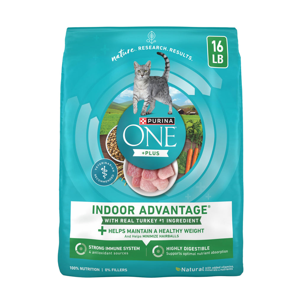 Indoor Weight Control Dry Cat Food 16 lb Bag V958050