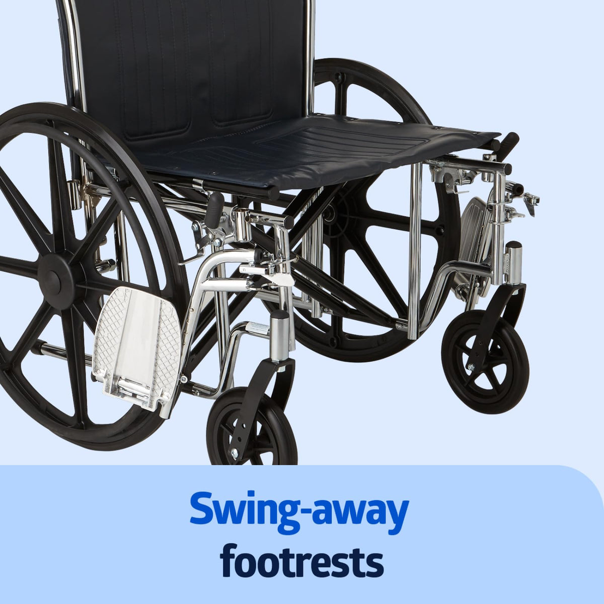 Extra-Wide Bariatric Wheelchair with 24" Wide Seat F477