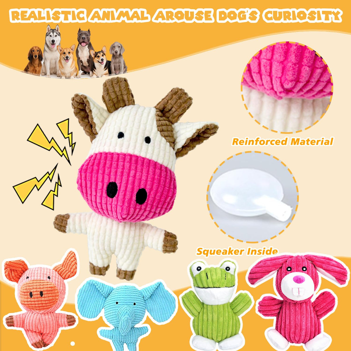 Dog Squeak Toys B55842