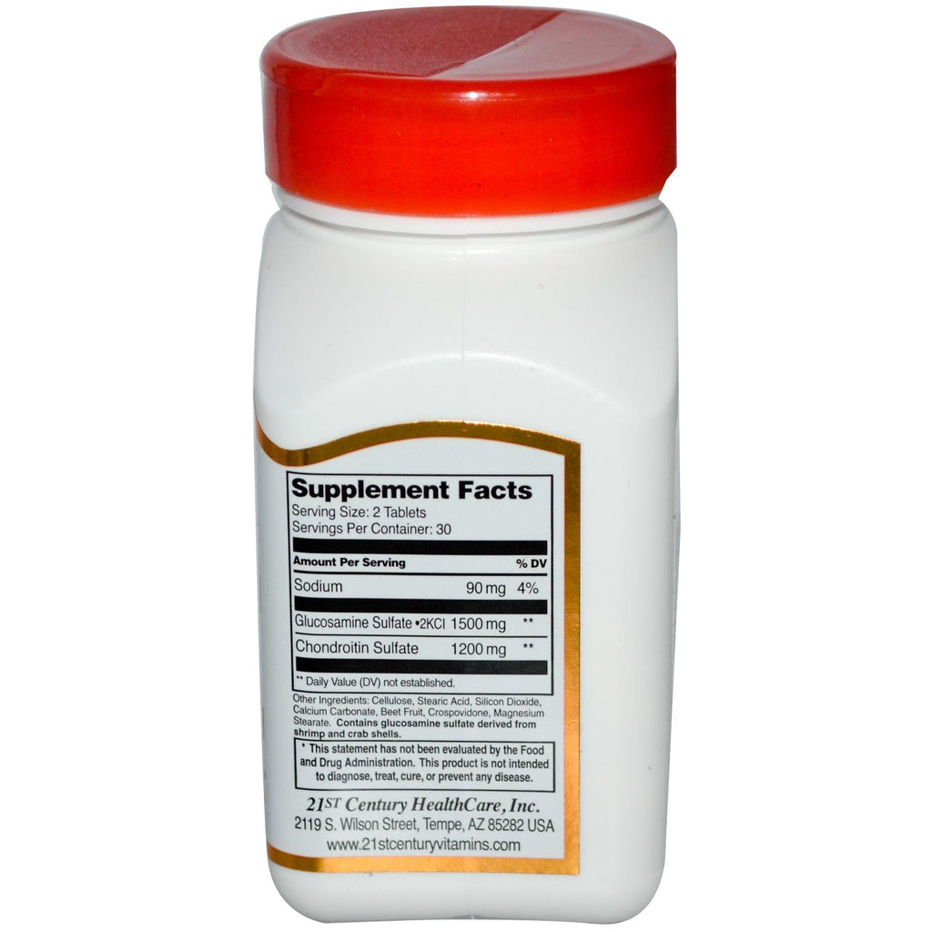 Glucosamine Chondroitin 750mg/600mg 60 Count H7171