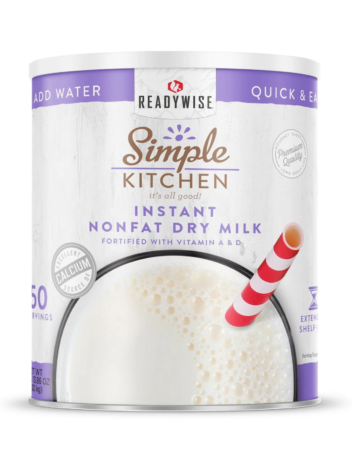 Instant Nonfat Powdered Milk 50 Servings V332058