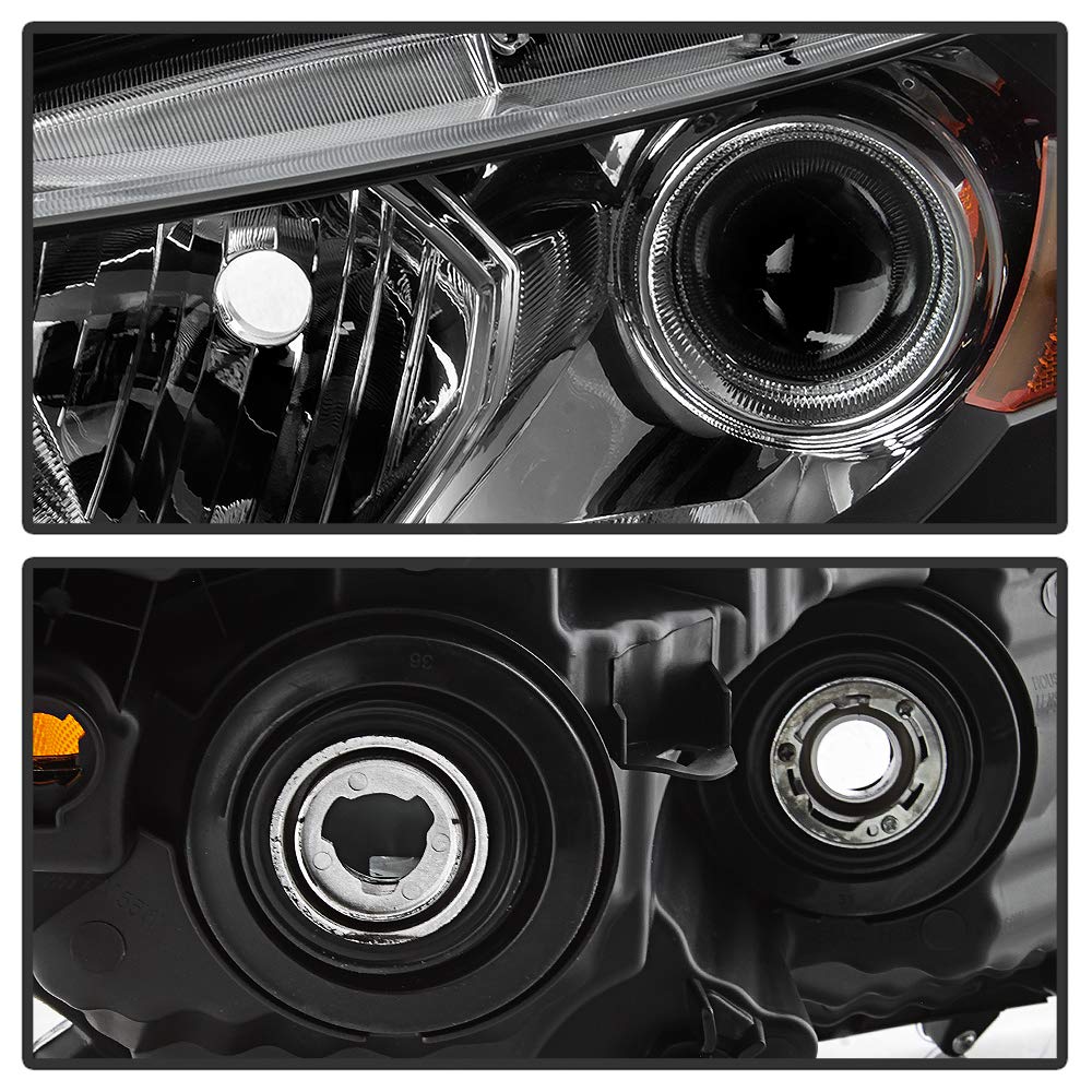 Black Housing Headlights Headlamps H448