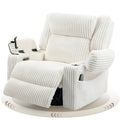 Power Swivel Rocker Recliner with Adjustable Headrest V848323