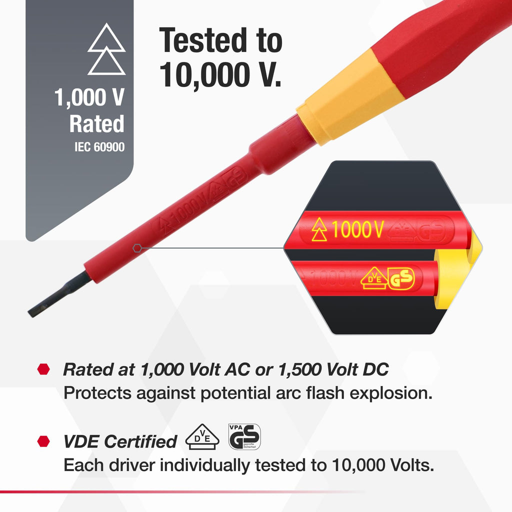 Insulated Precision Screwdriver Set, 5-Piece Kit N81998