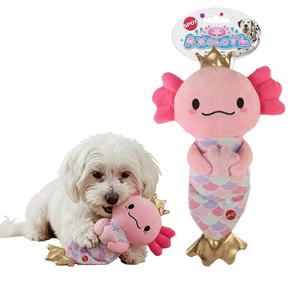 10″ Soft Plush Dog Toy with Squeaker A526