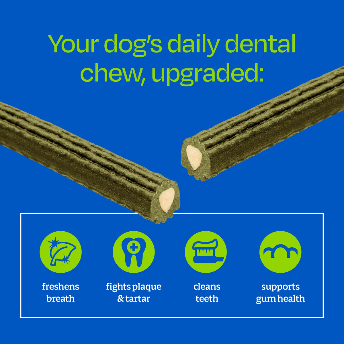 Brushless Toothpaste Dog Dental Treats Large Breeds 10 ct M62015