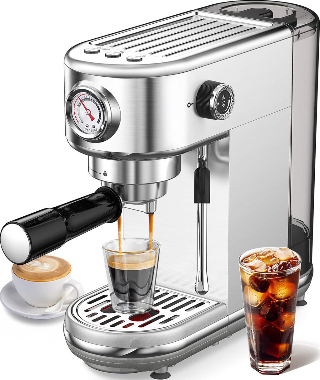20 Bar Espresso Machine with Milk Frother T40926