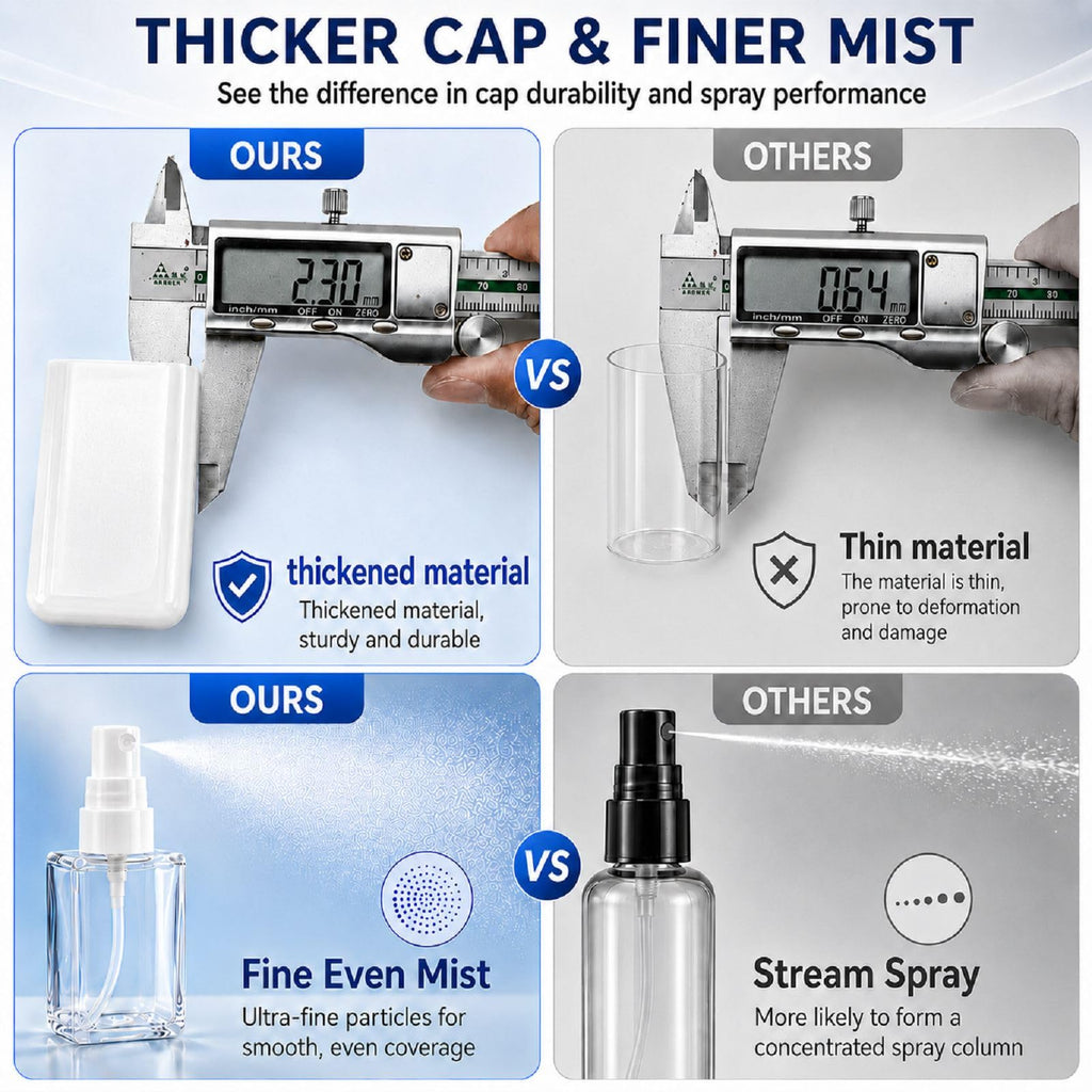 2 Pack 2.7oz Fine Mist Spray Bottles C480