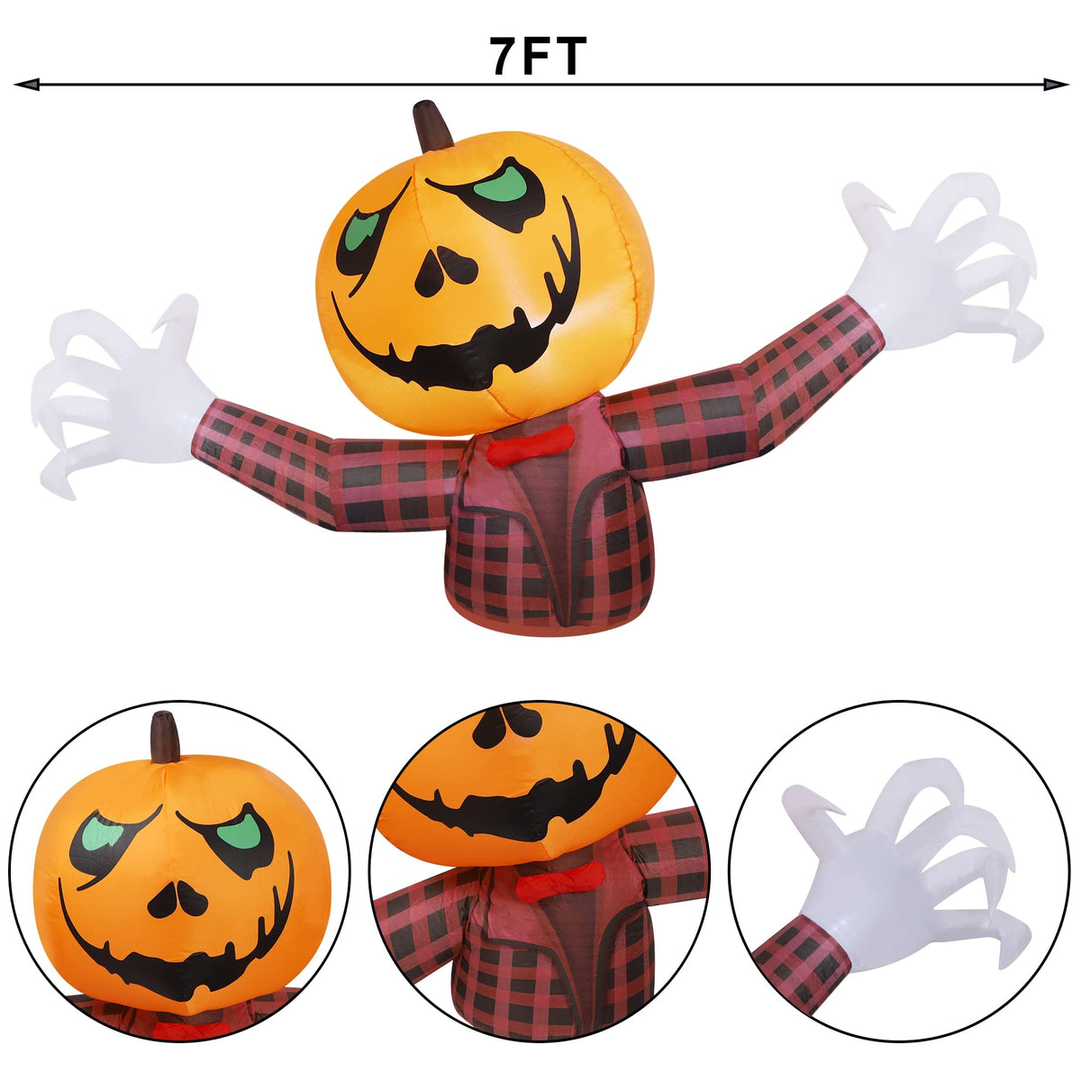 7FT Halloween Inflatable Outdoor Decorations W77137