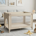 Portable Baby Playard with Mattress, Khaki A989340