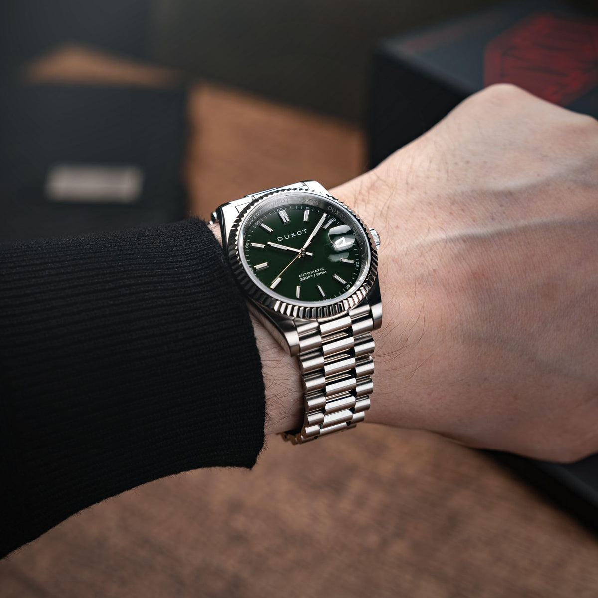 Men's 40mm Automatic Stainless Steel Watch T1945