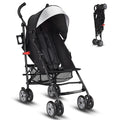 Lightweight Compact Foldable Stroller with Canopy and Cup Holder V314575