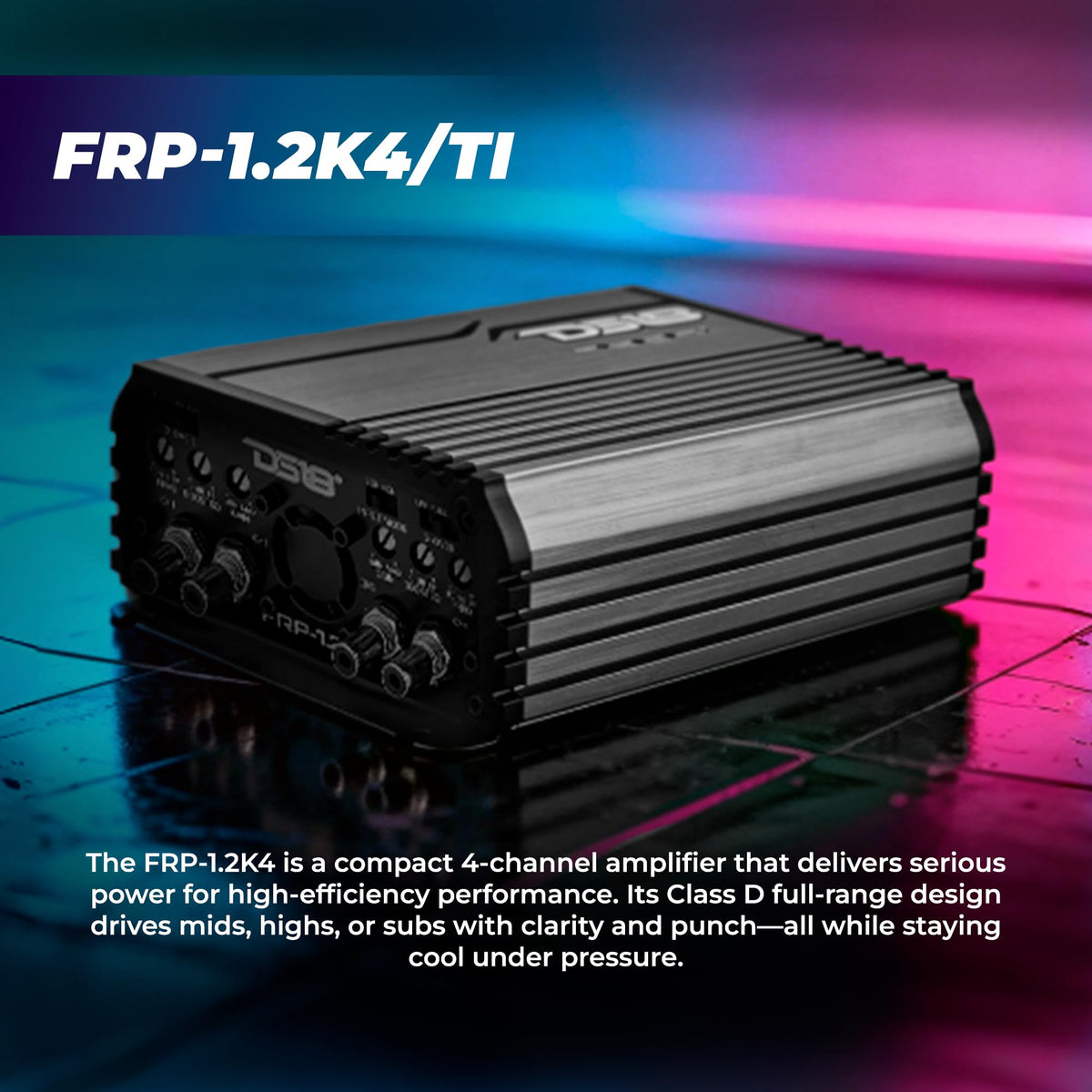 Ported Speaker Box with Dual 8" Mids, Tweeters & Amplifier C92396