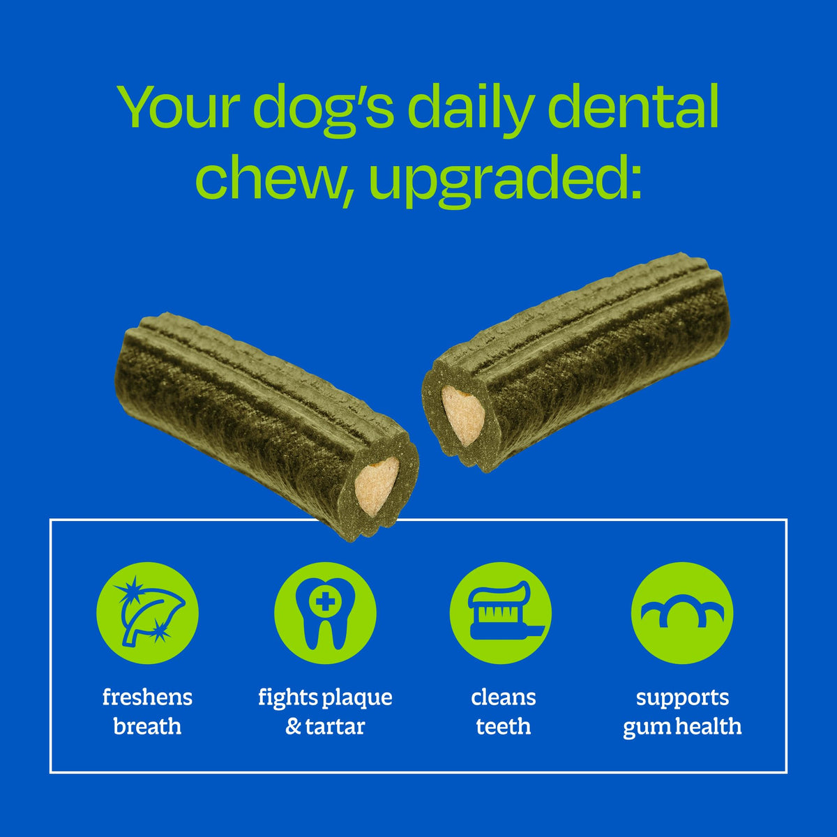 Brushless Toothpaste Dog Dental Treats Small Breeds 18 ct O33843