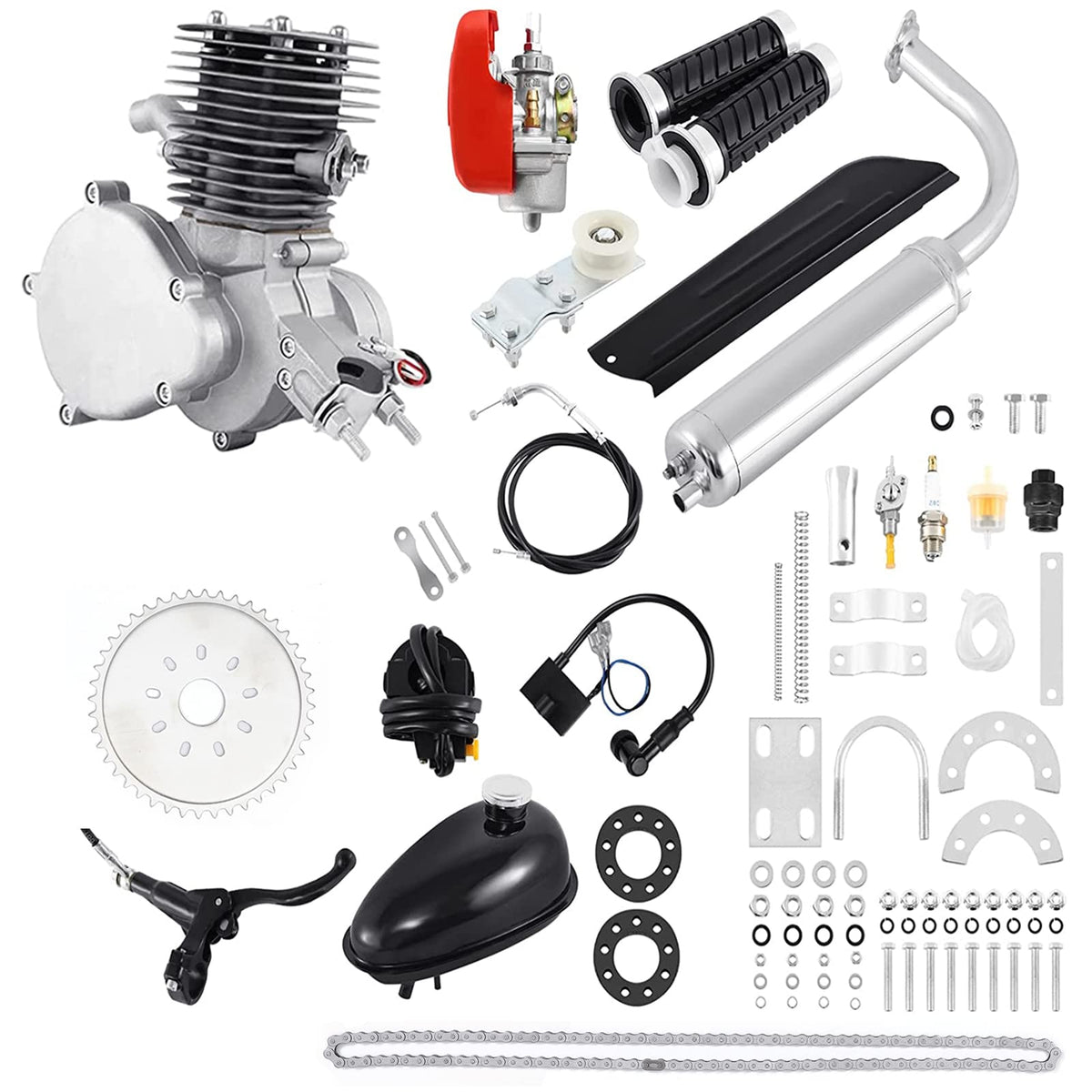 100cc 2 Stroke Air-Cooling Bicycle Engine Kit K6296