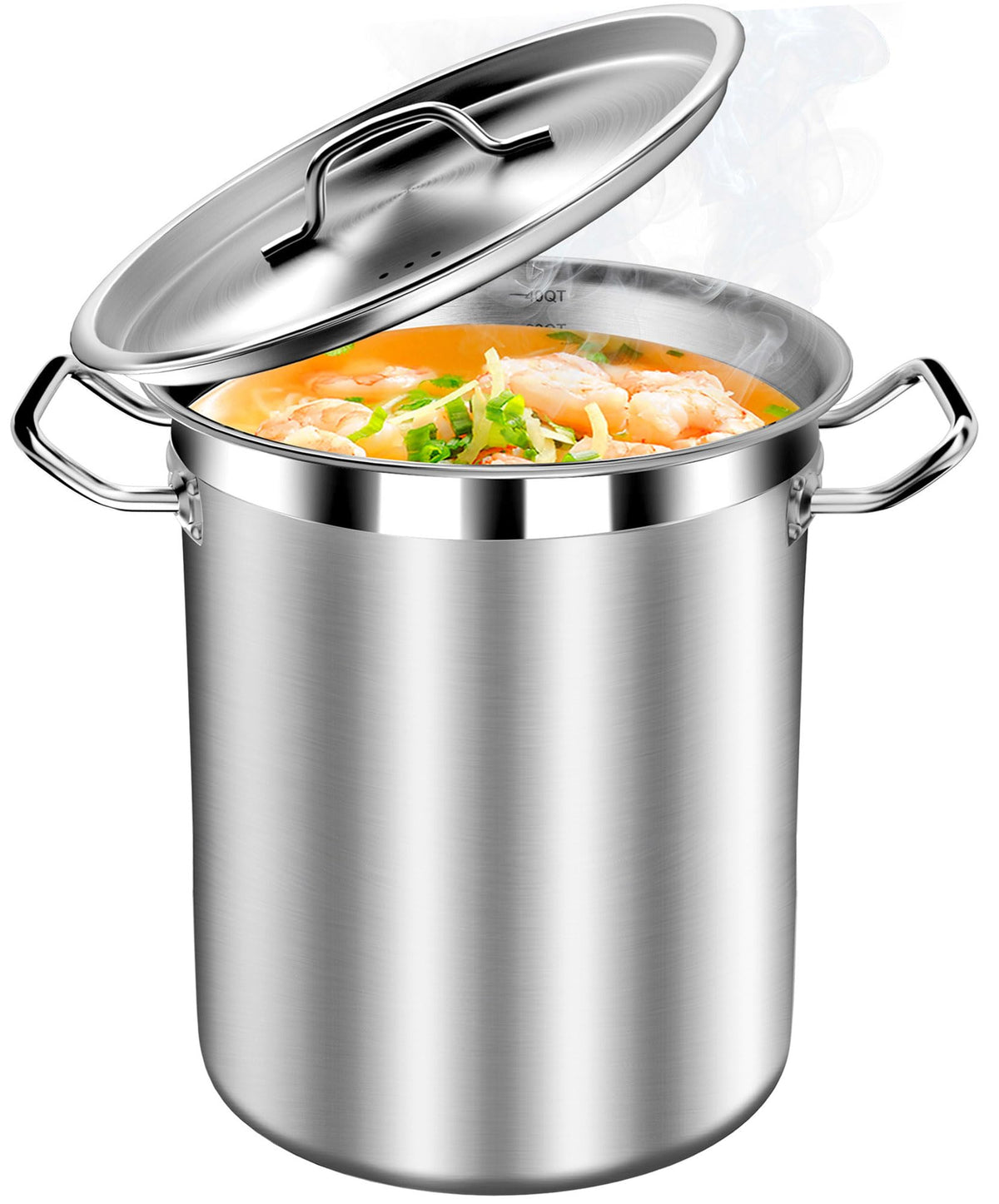 40 Quart Stainless Steel Stockpot with Lid O863943