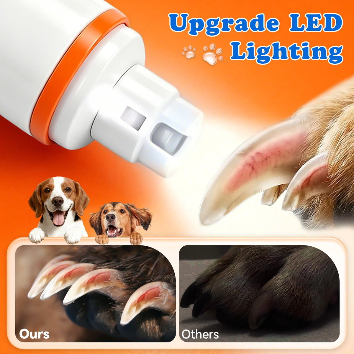 Dog Nail Grinder with LED Light C403957