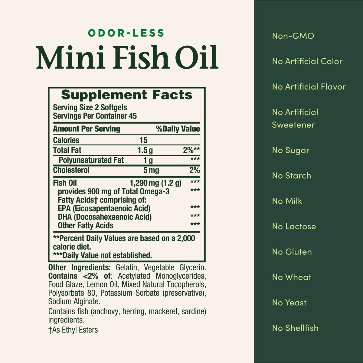 Fish Oil Softgels G37828