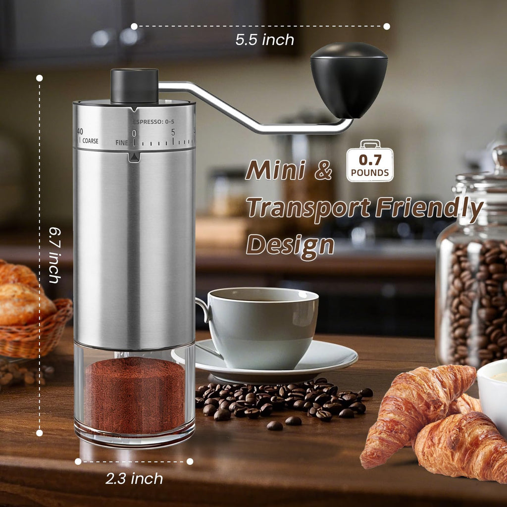 Manual Coffee Grinder, Ceramic Burr E657