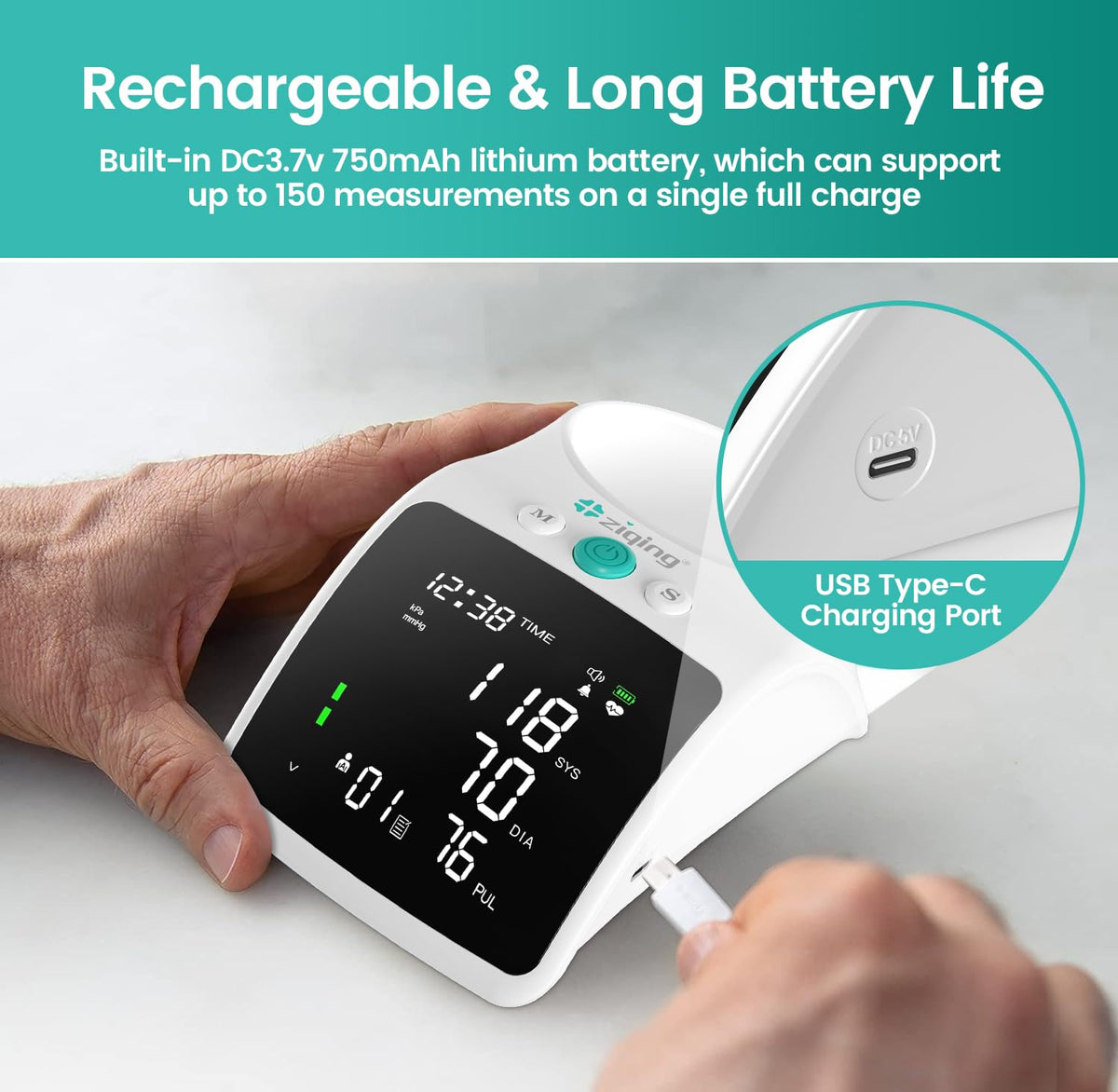 Blood Pressure Monitor with Storage Bag Y601