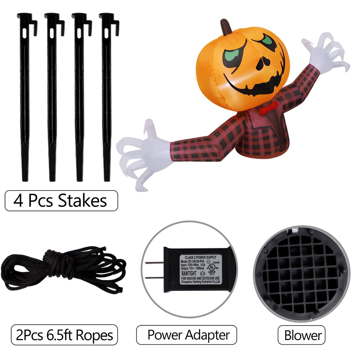 7FT Halloween Inflatable Outdoor Decorations W77137