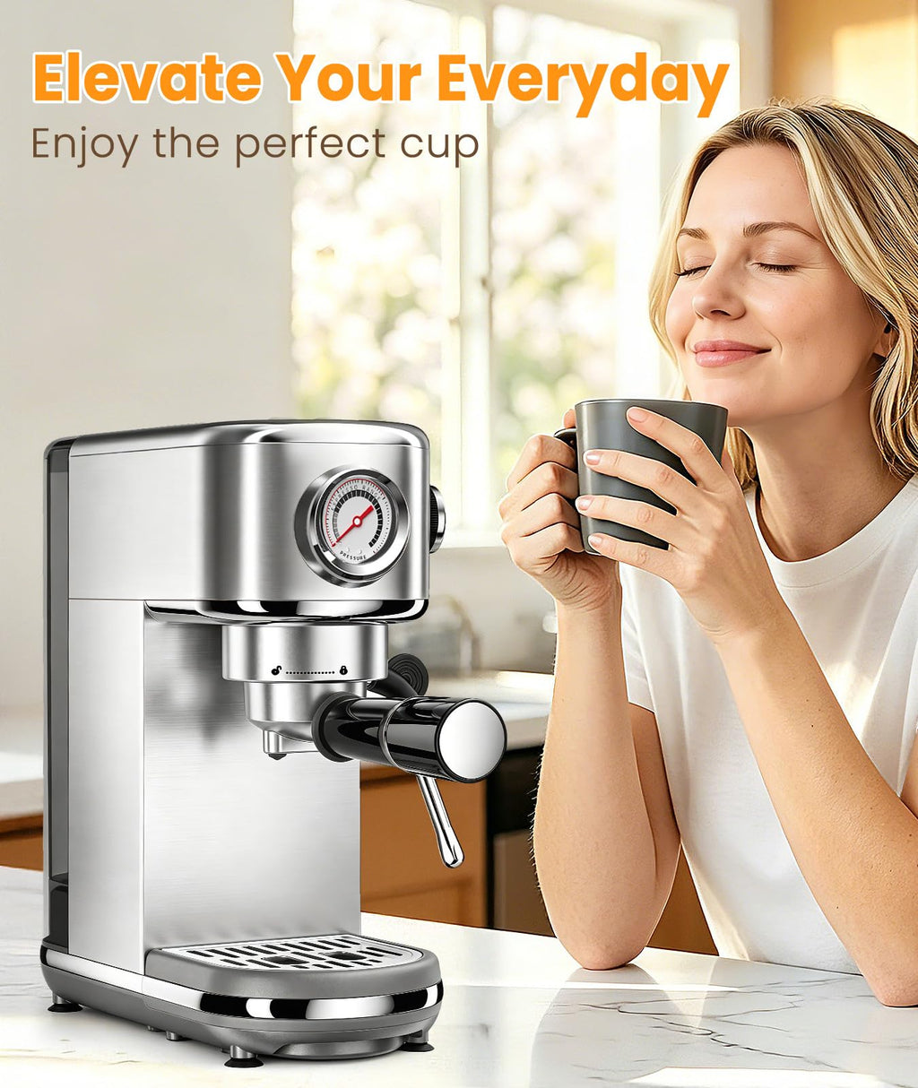 20 Bar Espresso Machine with Milk Frother T40926