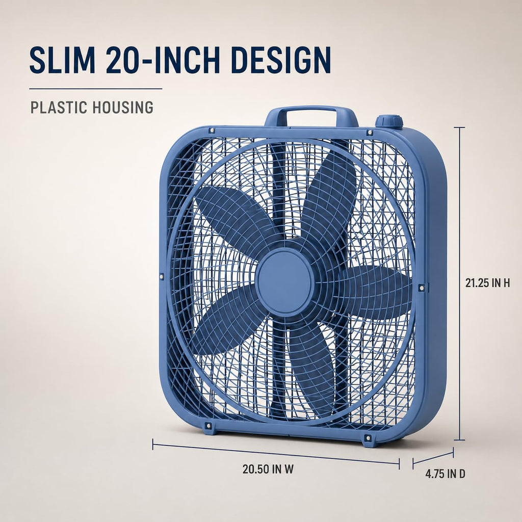 20" 3-Speed Box Fan D368